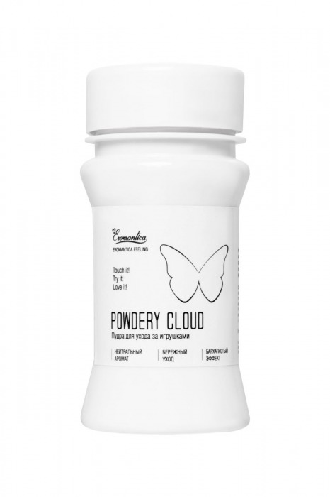 Пудра для ухода за игрушками Powdery Cloud с нейтральным ароматом - 40 гр. - Eromantica - купить с доставкой в Казани