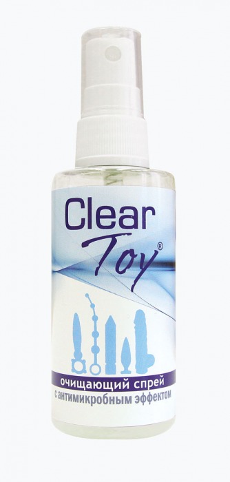 Очищающий спрей Clear Toy с антимикробным эффектом - 100 мл. - Биоритм - купить с доставкой в Казани