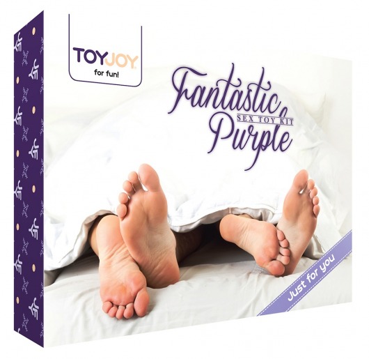 Эротический набор FANTASTIC PURPLE SEX TOY KIT - Toy Joy - купить с доставкой в Казани