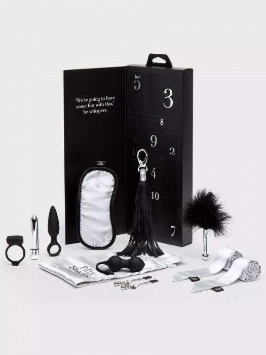 Эротический набор Pleasure Overload 10 Days of Play Gift Set - Fifty Shades of Grey - купить с доставкой в Казани