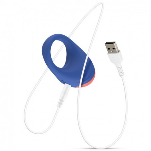 Синее эрекционное кольцо RRRING Dinner Date Cock Ring - FeelzToys - в Казани купить с доставкой