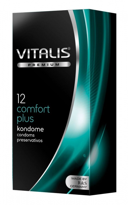 Контурные презервативы VITALIS PREMIUM comfort plus - 12 шт. - Vitalis - купить с доставкой в Казани