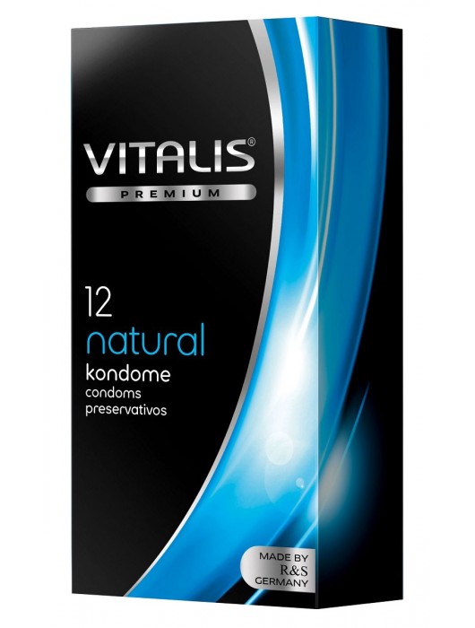 Классические презервативы VITALIS PREMIUM natural - 12 шт. - Vitalis - купить с доставкой в Казани
