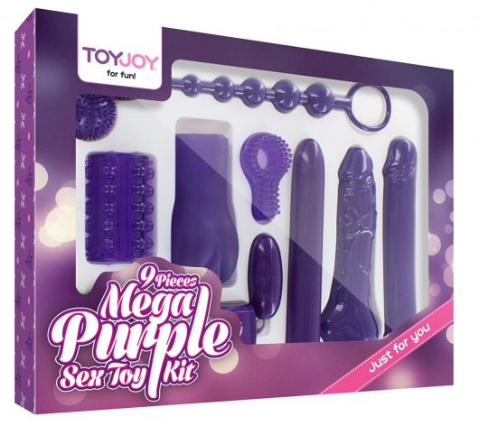 Эротический набор Toy Joy Mega Purple - Toy Joy - купить с доставкой в Казани