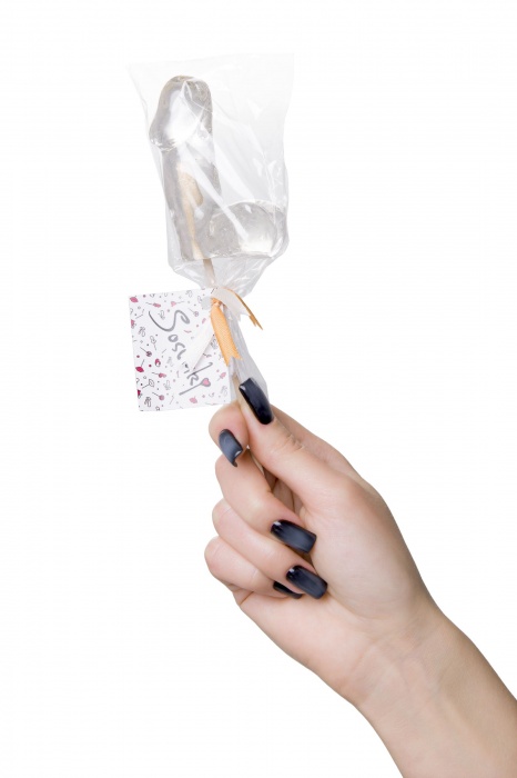 Прозрачный леденец в форме фаллоса со вкусом пина колады - Sosuчki - купить с доставкой в Казани