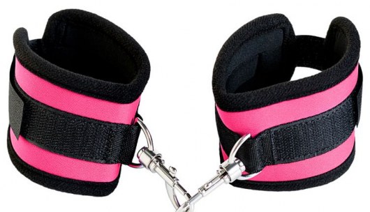 Оковы на ноги из неопрена розового цвета - ToyFa - купить с доставкой в Казани