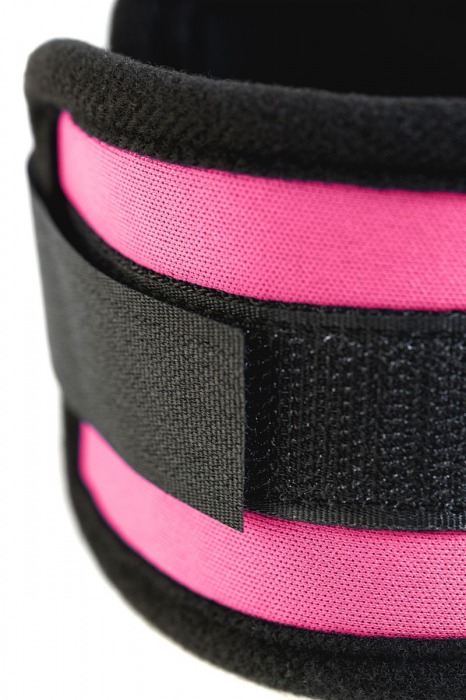 Оковы на ноги из неопрена розового цвета - ToyFa - купить с доставкой в Казани