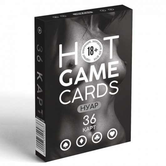 Игральные карты HOT GAME CARDS НУАР - 36 шт. - Сима-Ленд - купить с доставкой в Казани