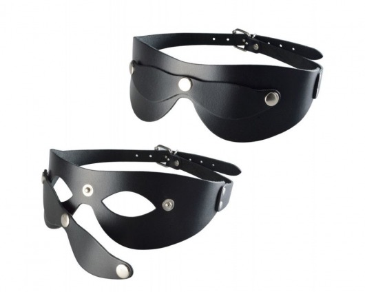 Черная кожаная маска  Новичок - Sitabella - купить с доставкой в Казани