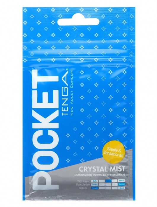 Карманный мастурбатор Crystal Mist - Tenga - в Казани купить с доставкой