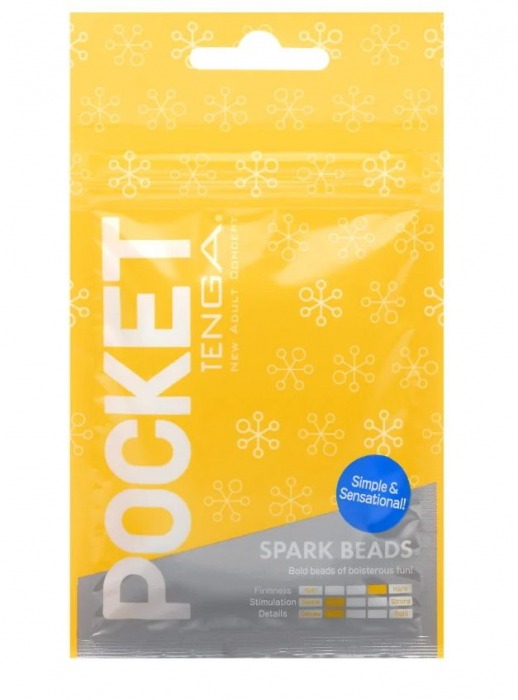 Карманный мастурбатор Spark Beads - Tenga - в Казани купить с доставкой