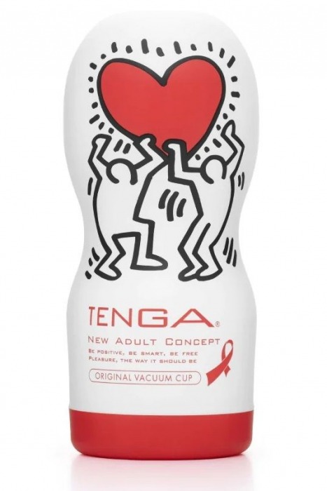 Мастурбатор Keith Haring Cup Deep Throat - Tenga - в Казани купить с доставкой