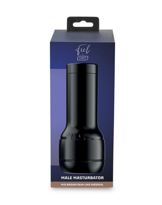 Коричневый мастурбатор-вагина Feel Stroker - Kiiroo - в Казани купить с доставкой