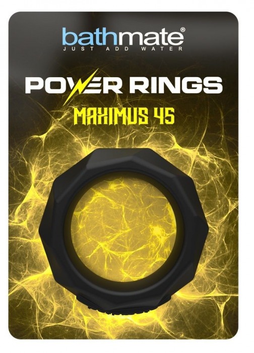 Черное эрекционное кольцо Maximus 45 - Bathmate - в Казани купить с доставкой