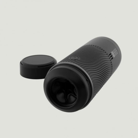 Черный мастурбатор с контролем всасывания Arcwave Pow Stroker - Arcwave - в Казани купить с доставкой