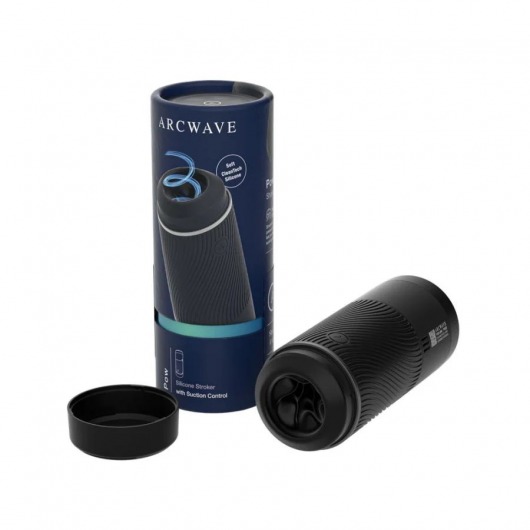 Черный мастурбатор с контролем всасывания Arcwave Pow Stroker - Arcwave - в Казани купить с доставкой