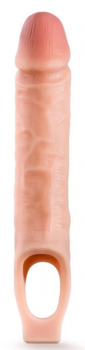 Телесная насадка на пенис 10 Inch Cock Sheath Extender - 25 см. - Blush Novelties - в Казани купить с доставкой