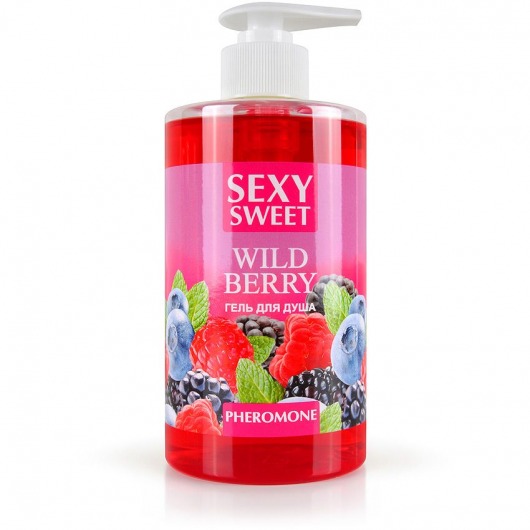 Гель для душа Sexy Sweet Wild Berry с ароматом лесных ягод и феромонами - 430 мл. -  - Магазин феромонов в Казани