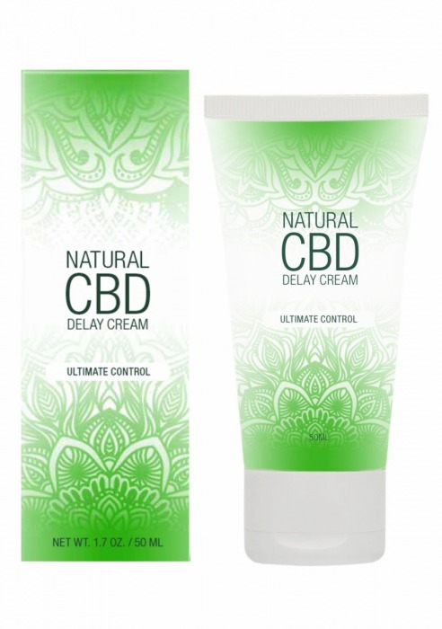 Крем-пролонгатор Natural CBD Delay Cream - 50 мл. - Shots Media BV - купить с доставкой в Казани