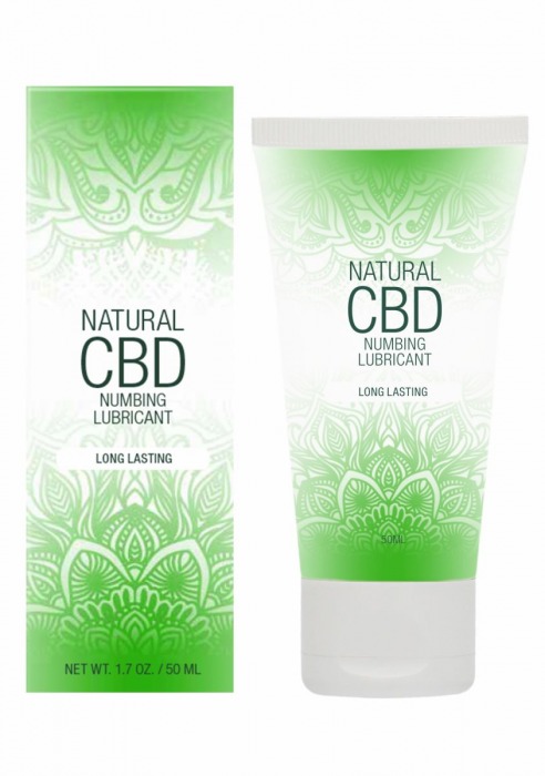 Лубрикант с пролонгирующим эффектом Natural CBD Numbing Lubricant - 50 мл. - Shots Media BV - купить с доставкой в Казани