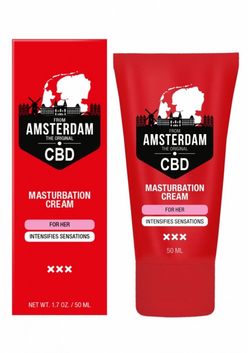 Крем для мастурбации для женщин CBD from Amsterdam Masturbation Cream For Her - 50 мл. - Shots Media BV - купить с доставкой в Казани