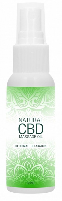 Массажное масло Natural CBD Massage Oil - 50 мл. - Shots Media BV - купить с доставкой в Казани