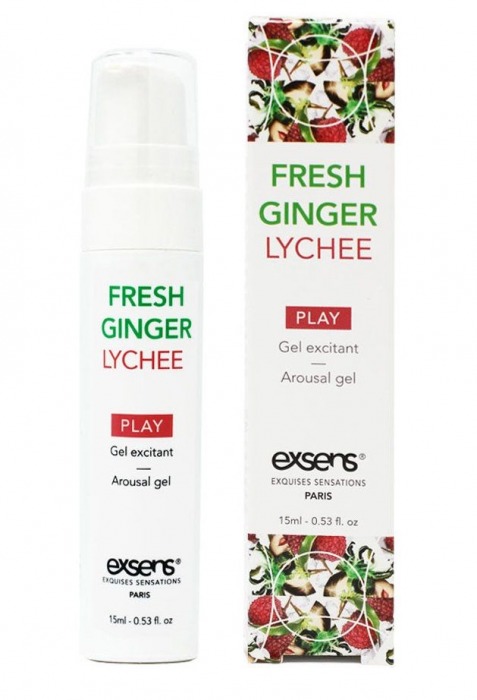 Возбуждающий гель Fresh Ginger Lychee Arousal Gel - 15 мл. - Exsens - купить с доставкой в Казани