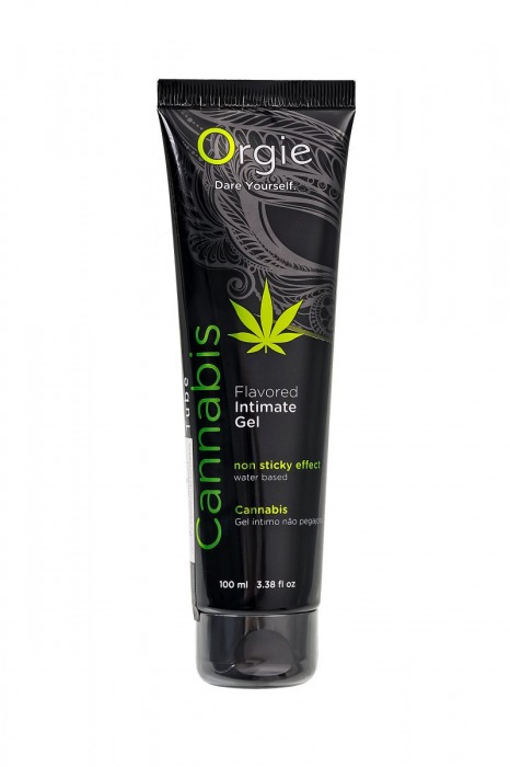 Интимный гель на водной основе ORGIE Lube Tube Cannabis - 100 мл. - ORGIE - купить с доставкой в Казани