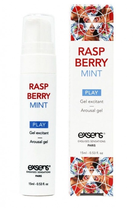 Возбуждающий гель Raspberry Mint с ароматом малины и мяты - 15 мл. - Exsens - купить с доставкой в Казани