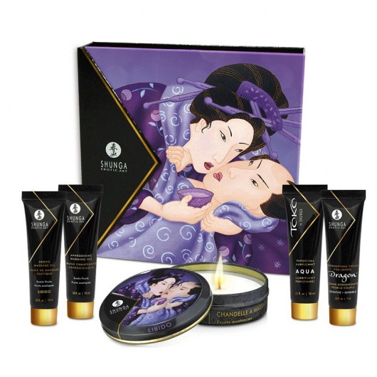 Подарочный набор Geishas secret из 5 предметов - Shunga - купить с доставкой в Казани