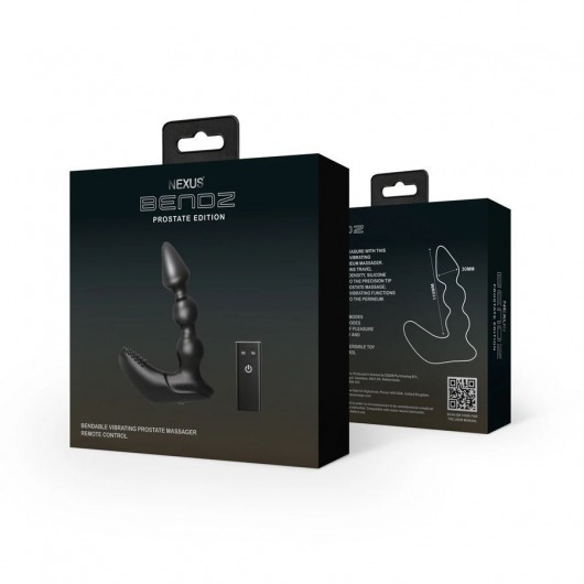 Черный вибростимулятор Nexus Bendz Prostate Edition - 14,1 см. - Nexus Range - в Казани купить с доставкой