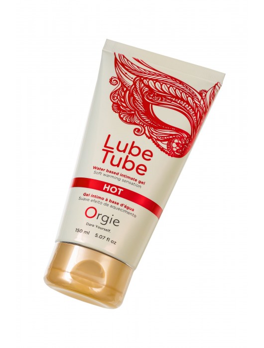 Интимный гель на водной основе Lube Tube Hot с разогревающим эффектом - 150 мл. - ORGIE - купить с доставкой в Казани