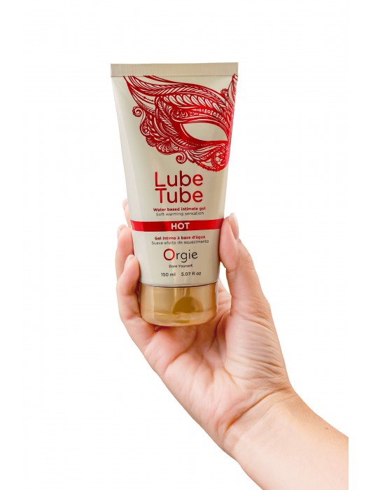 Интимный гель на водной основе Lube Tube Hot с разогревающим эффектом - 150 мл. - ORGIE - купить с доставкой в Казани