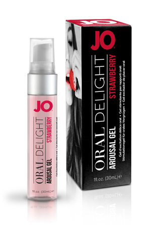 Клубничный лубрикант для оральных ласк Oral Delight Strawberry Sensation - 30 мл. - System JO - купить с доставкой в Казани