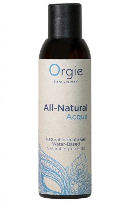 Интимный гель на водной основе Orgie All-Natural Acqua - 150 мл. - ORGIE - купить с доставкой в Казани