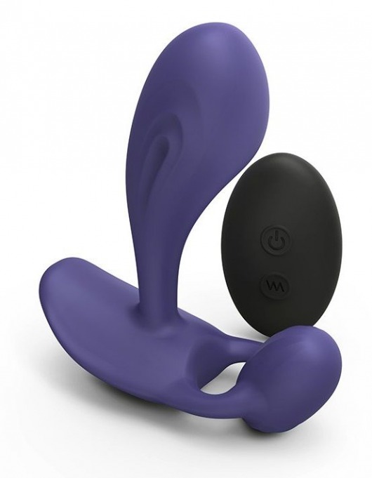 Темно-синий вибромассажер Witty P G Vibrator with Remote Control - Love to Love - в Казани купить с доставкой