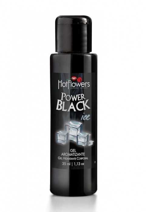 Стимулирующий гель для массажа Power Black - 35 мл. - HotFlowers - купить с доставкой в Казани