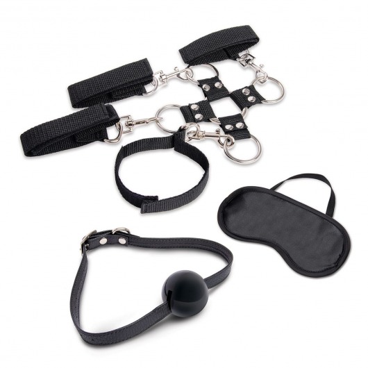 Набор для фиксации из 7 предметов Hogtie   Ball Gag Kit - Lux Fetish - купить с доставкой в Казани