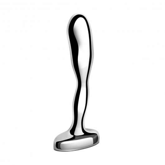 Стальной стимулятор простаты Stainless Steel Prostate Plug - 11,5 см. - b-Vibe - в Казани купить с доставкой