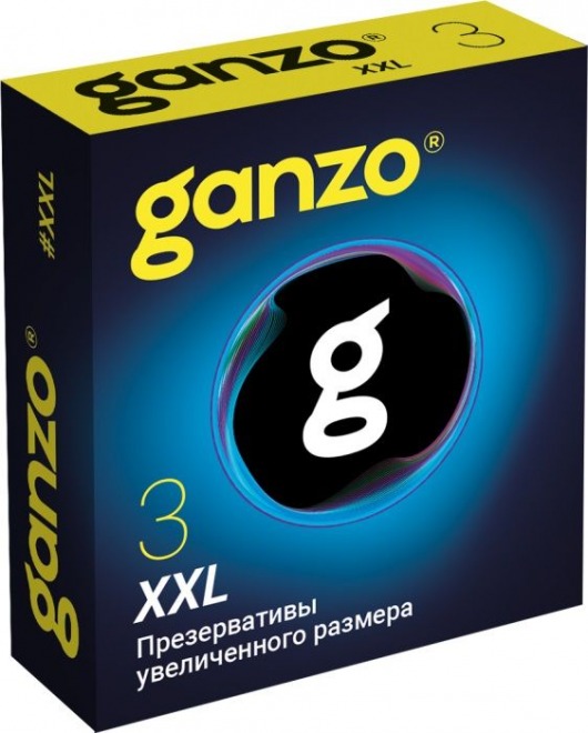 Презервативы увеличенного размера Ganzo XXL - 3 шт. - Ganzo - купить с доставкой в Казани