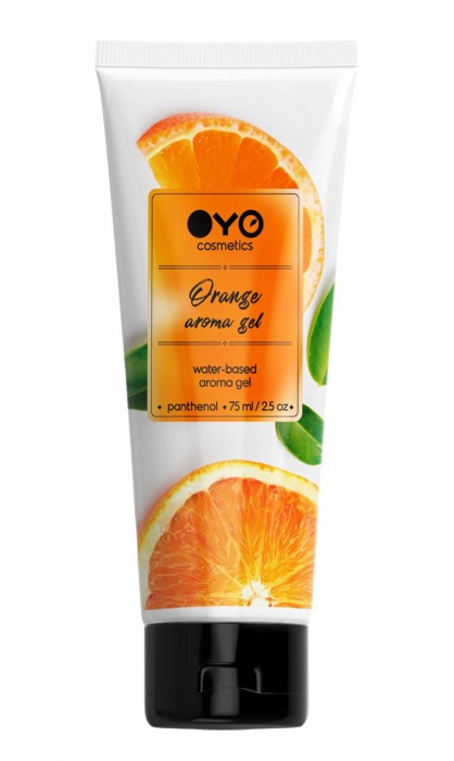 Лубрикант на водной основе OYO Aroma Gel Orange с ароматом апельсина - 75 мл. - OYO - купить с доставкой в Казани