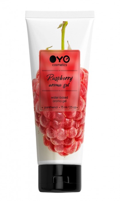 Лубрикант на водной основе OYO Aroma Gel Raspberry с ароматом малины - 75 мл. - OYO - купить с доставкой в Казани