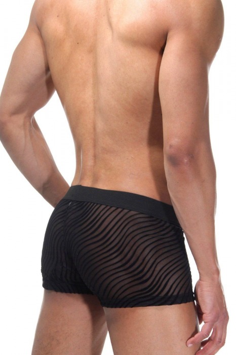 Черные полупрозрачные трусы-хипсы - Don Moris купить с доставкой