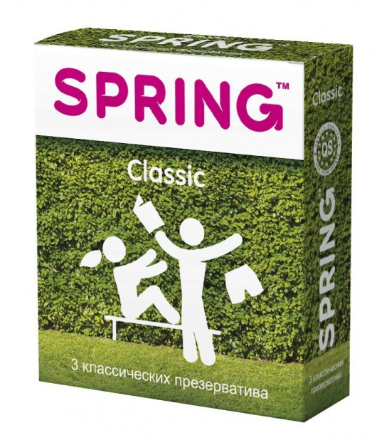 Классические презервативы SPRING CLASSIC - 3 шт. - SPRING - купить с доставкой в Казани