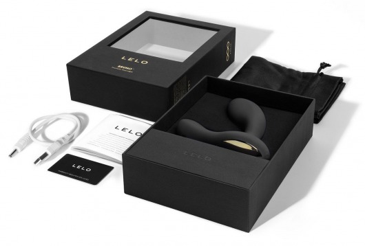 Чёрный перезаряжаемый стимулятор простаты Bruno Black - Lelo - в Казани купить с доставкой