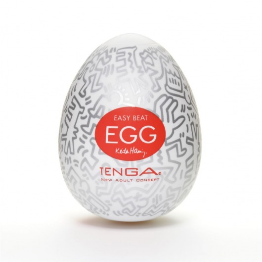 Мастурбатор-яйцо Keith Haring EGG PARTY - Tenga - в Казани купить с доставкой