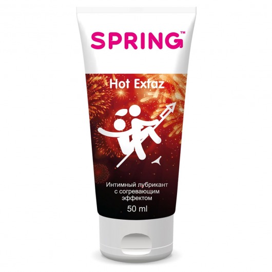 Согревающие интимный лубрикант Spring Hot Extaz - 50 мл. - SPRING - купить с доставкой в Казани