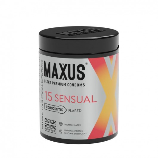 Анатомические презервативы MAXUS Sensual - 15 шт. - Maxus - купить с доставкой в Казани