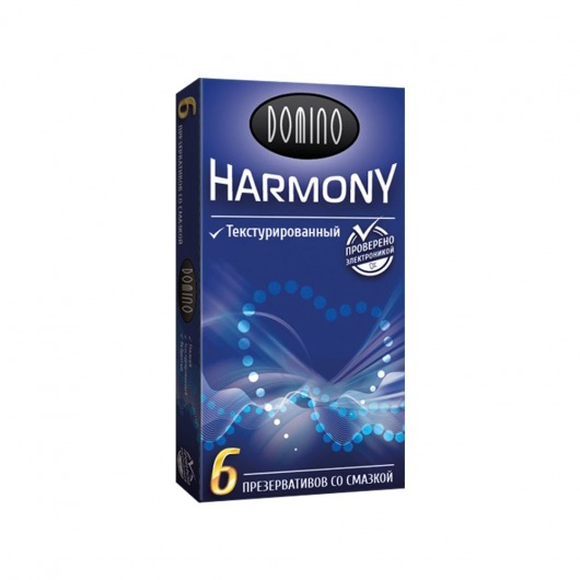 Текстурированные презервативы Domino Harmony - 6 шт. - Domino - купить с доставкой в Казани