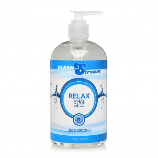 Анальный лубрикант на водной основе Relax Desensitizing Anal Lube - 503 мл. - XR Brands - купить с доставкой в Казани